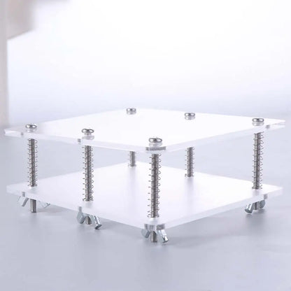 Transparent Card Flattening Tool - Stainless Steel No-Damage Card Press & Repair Device
