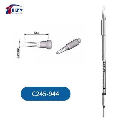 HZY C245 Series Soldering Iron Tips Set – I/IS/K/SK/939/945/966 Universal T245 Compatible Tips for Phone Repair & Soldering Stations