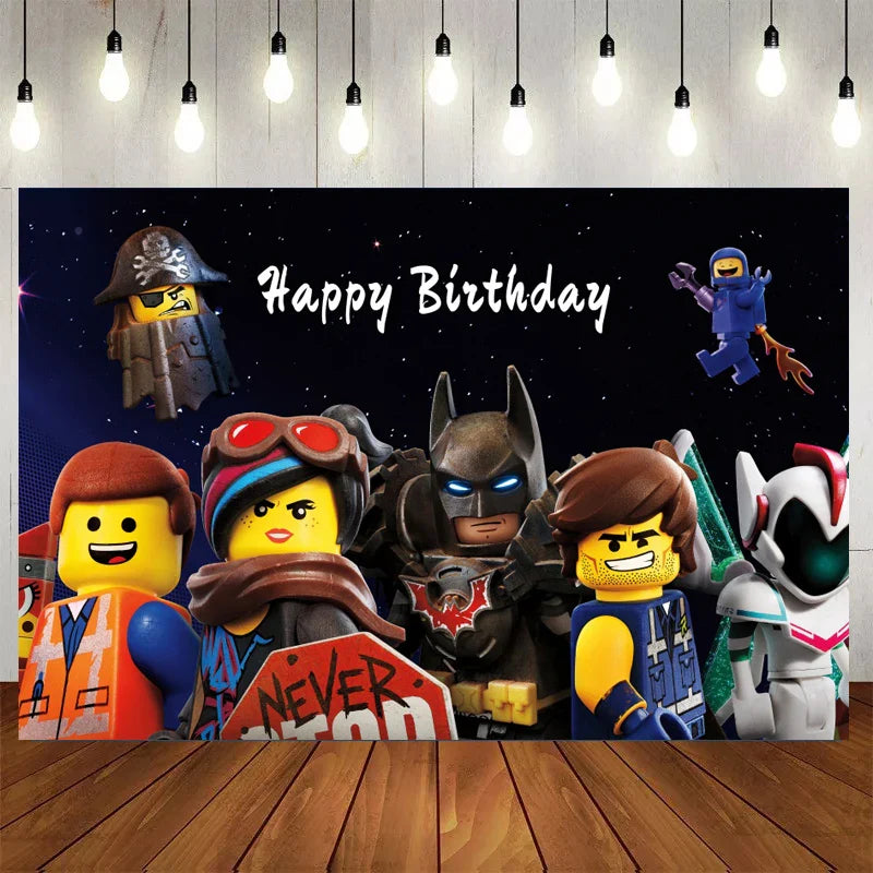 Hot Roblox Theme Party Tablecloth – 108×180cm Disposable Birthday Party Supplies for Boys, Party Decorations & Tableware