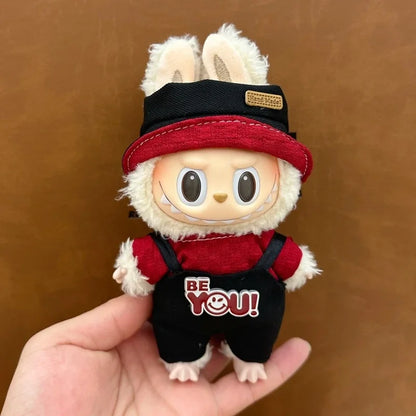 17cm Labubu Doll Accessories – Fashionable Clothing for V1/V2/V3 Labubu Dolls, Cute Toy Birthday Gift