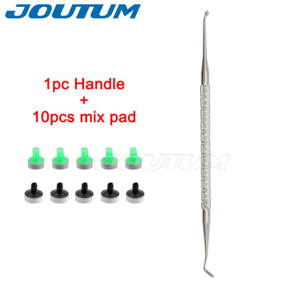 Dental Resin Filling Kit — Light Cure Resin, Molding Tools, Spatula, Mixing Handle & Foam Pads for Teeth Whitening