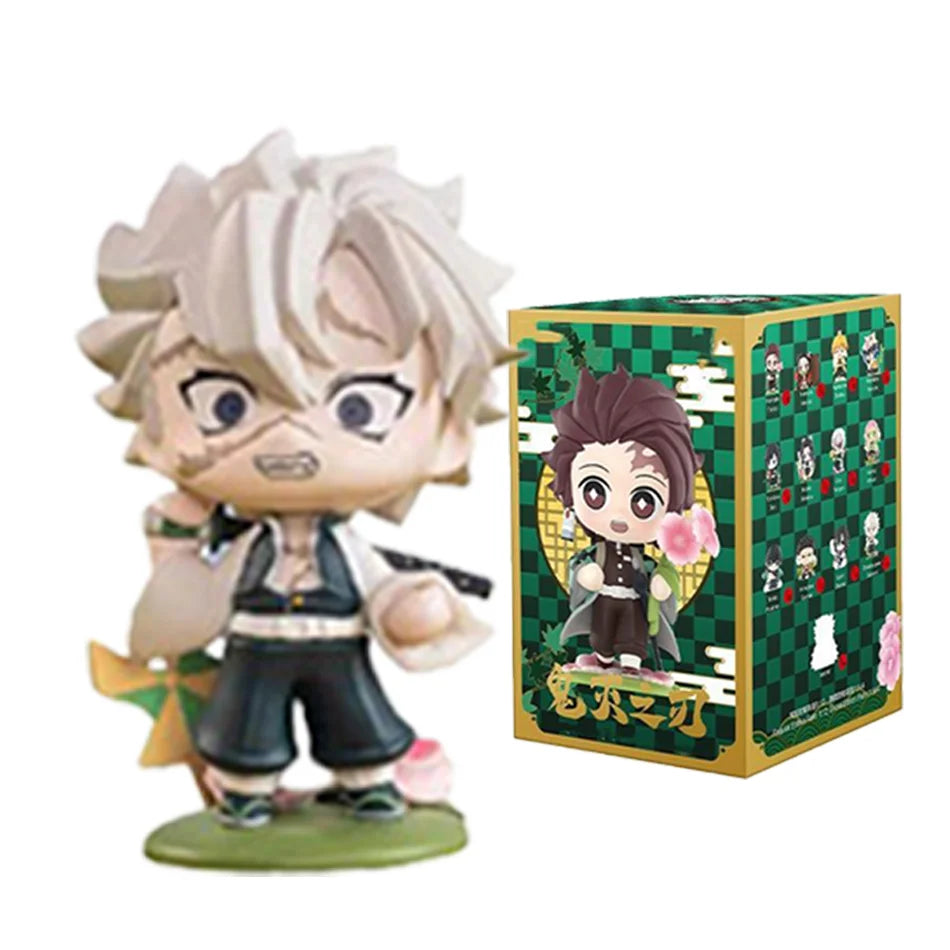 Demon Slayer Tanjiro & Nezuko Figure Blind Box – Anime Cartoon Statue Model Ornament, Creative Surprise Gift