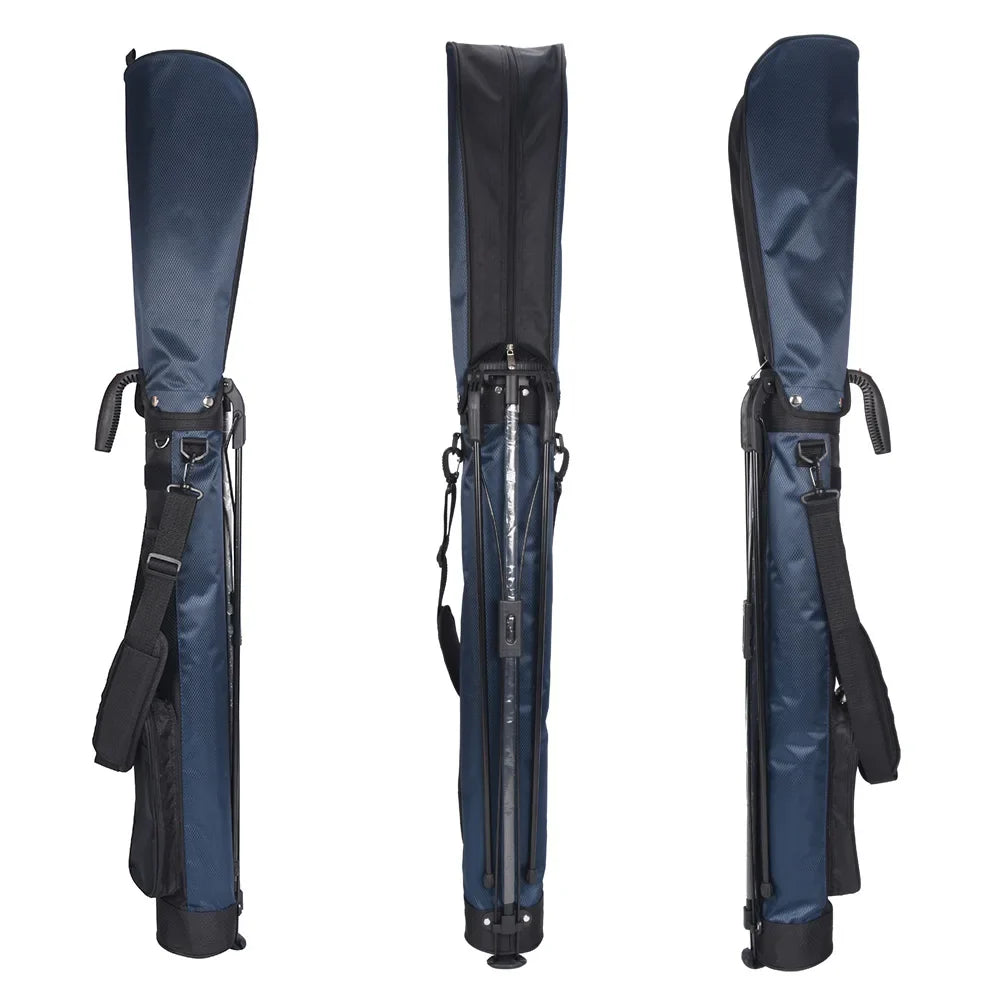 Lightweight Golf Club Bag with Bracket - Waterproof Stand Carry Bag, Golf Gun Rack Design