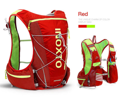 8L Running & Cycling Hydration Vest Backpack — Hiking & Marathon Water Pack with 1.5L Bladder and 500ml Bottle