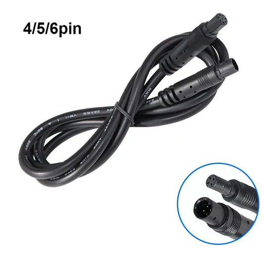 Car Rear View Camera Extension Cable - 1/2M 4Pin 5Pin 6Pin 8Pin Male to Female DVR Monitor Connector Wire
