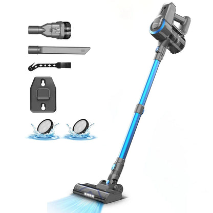 YISORA N300 Cordless Upright Vacuum Cleaner - 20Kpa Ultra Lightweight Stick Vacuum for Carpet, Hard Floor, Car, and Pet Hair