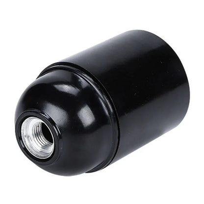 Black E27 Bakelite Lamp Holder - Self-Locking LED Light Bulb Socket with 4A 250V Rating