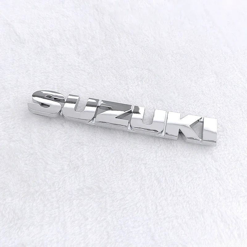 3D ABS Car Rear Badge Sticker – Emblem Decoration for Suzuki Swift, Sport, Jimny, Grand Vitara, Alto, SX4, Alivio & Samurai