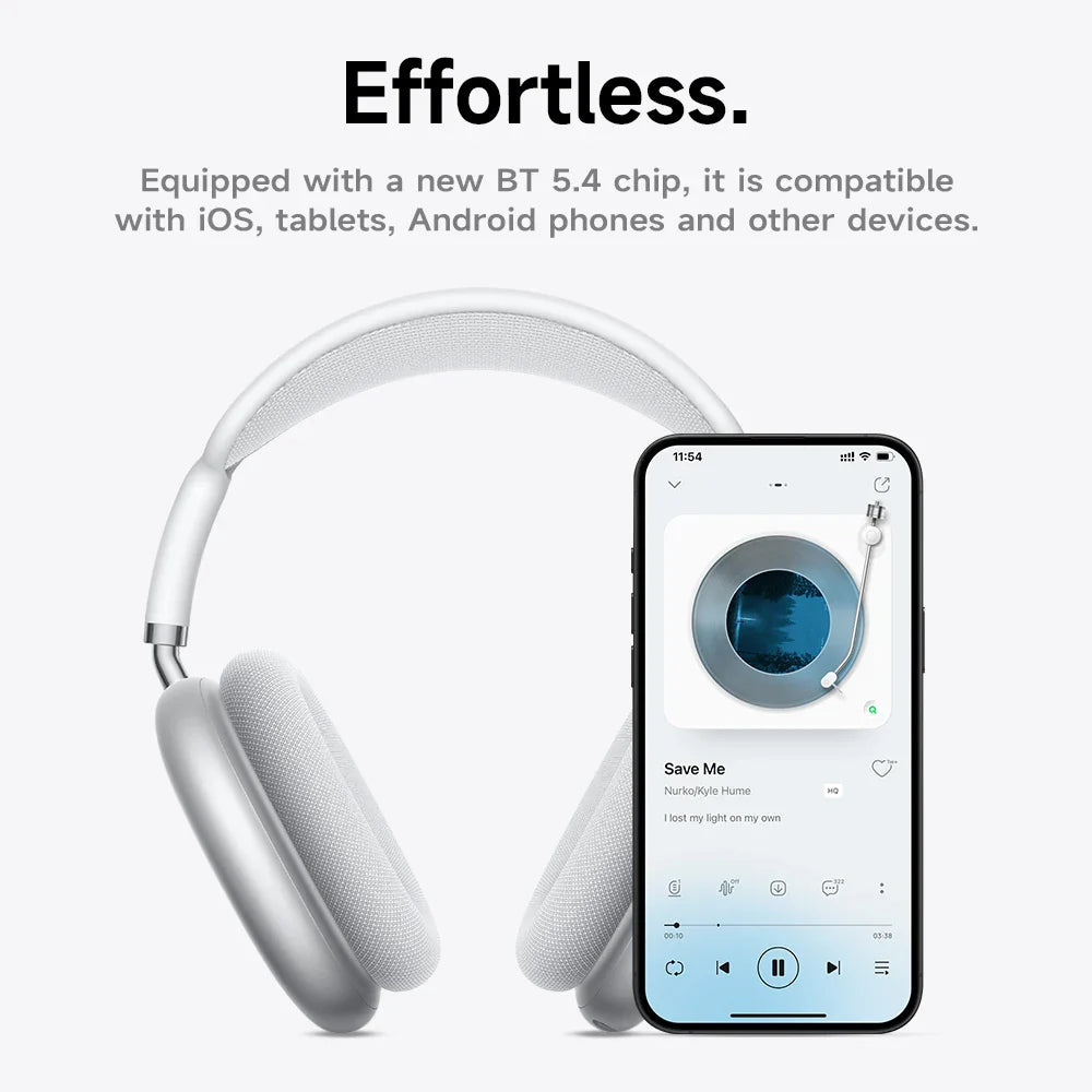 HOCO W65 Plus ANC Bluetooth Headphones – Over-Ear Wireless HiFi Sport Headset with Noise Reduction & Control Button
