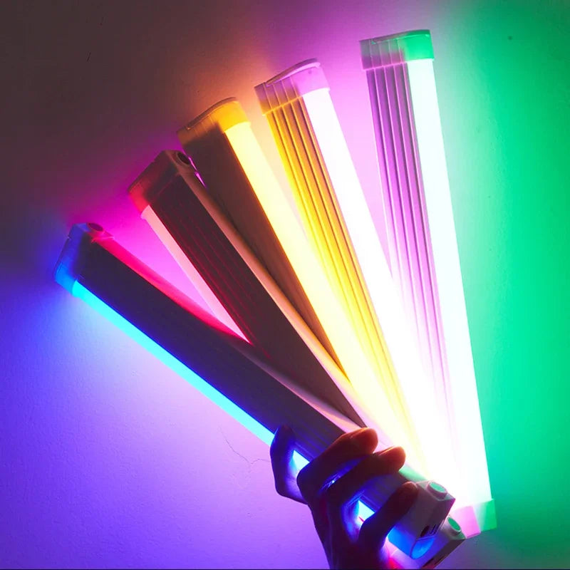 LED Video Light Wand – Handheld & Hanging Fill Light for Photography, Vlog, Live Streaming, Rechargeable Bedside Lamp