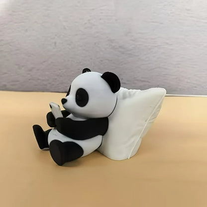 Pillow Panda Sculpture - Lazy Modern Style Desktop & Home Decor Ornament