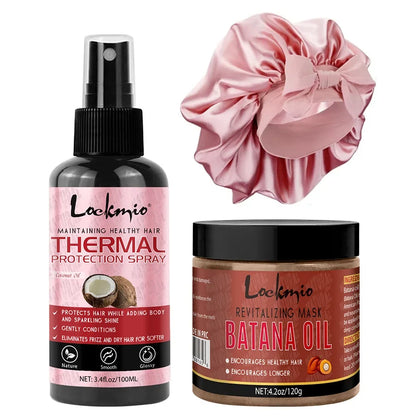Thermal Hair Protection Spray - Heat Protector Serum for UV Damage Defense, Moisturizing & Nourishing Hair Care