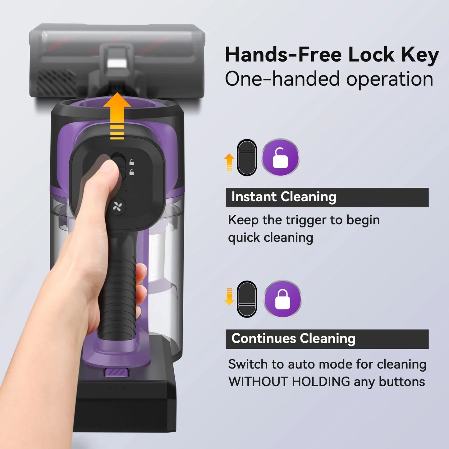 INSE S10 Cordless Vacuum Cleaner - 6 in 1 Stick Vacuum, 30KPa 350W Suction, Up to 50 Min Runtime, Rechargeable