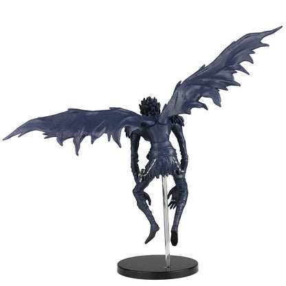 Death Note Ryuk & Rem Figure - 18CM PVC Anime Collectible Model Toy for Desktop Decoration & Halloween Gift