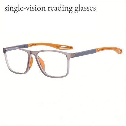 TR90 Photochromic Blue Light Reading Glasses – Ultralight Sports Eyewear for Men & Women, +1.0 to +4.0 Farsighted Lenses