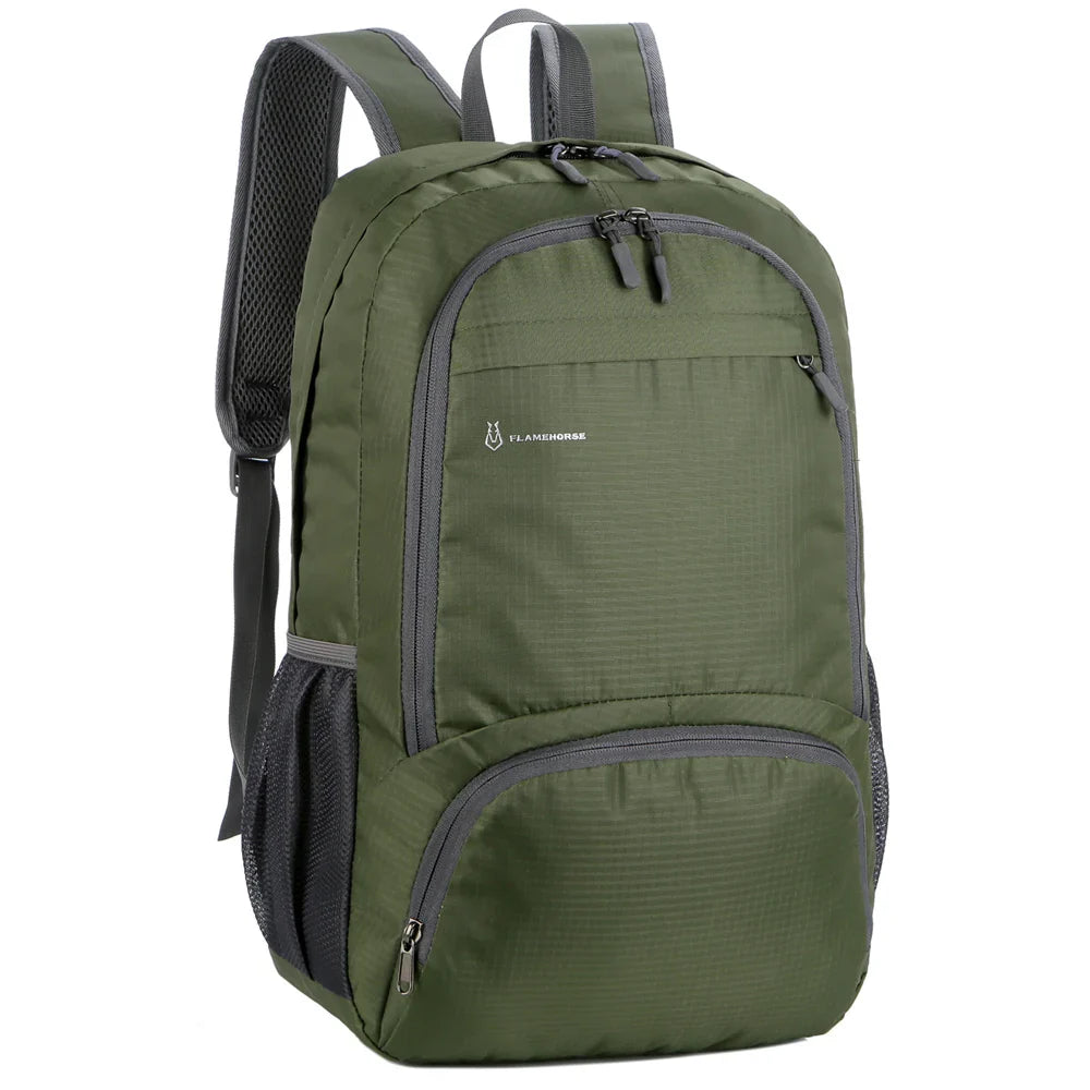 Lightweight Foldable Backpack - Waterproof Packable Daypack for Men & Women, Outdoor Travel, Hiking, Cycling & Camping Shoulder Bag