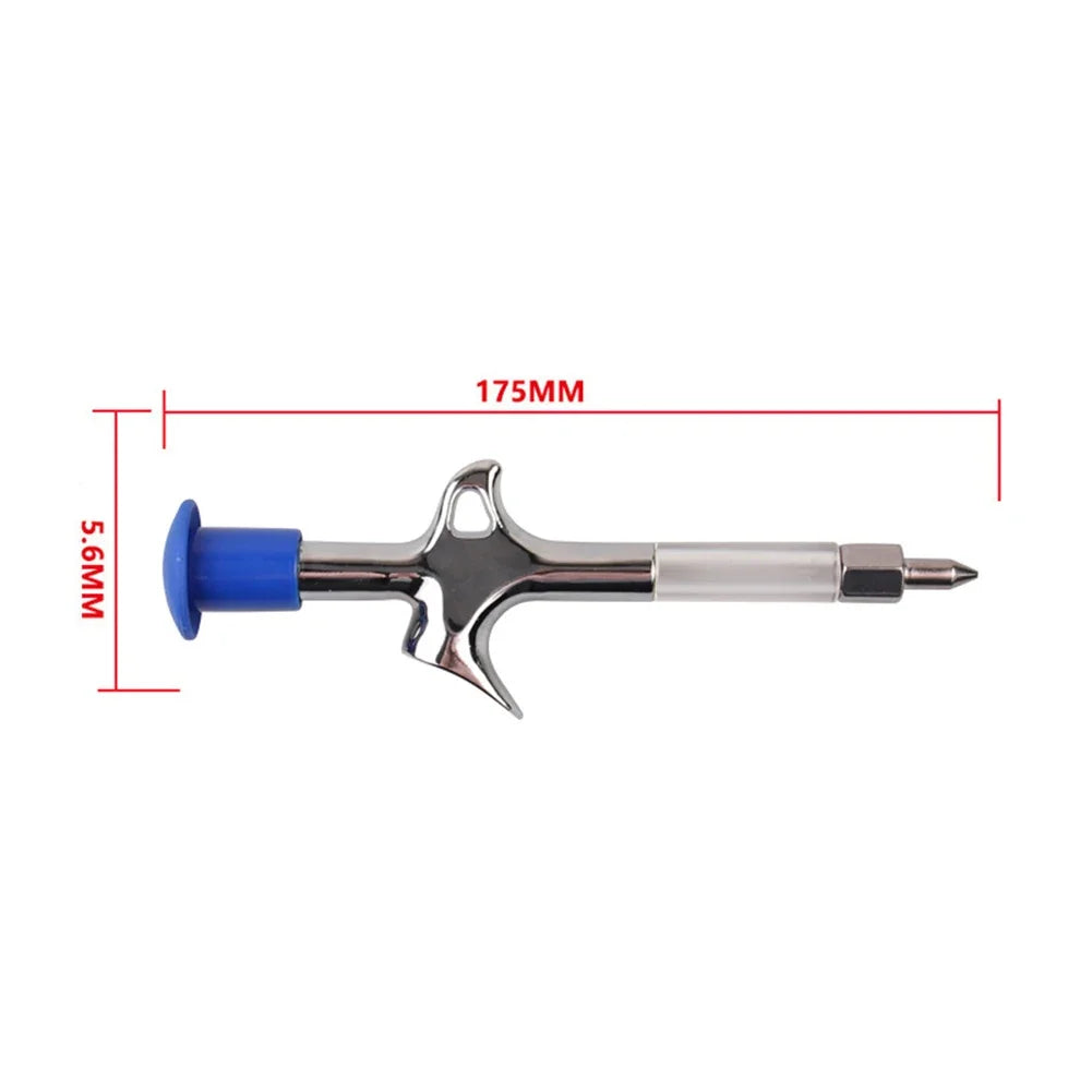 Bicycle Aluminum Grease Gun - Aluminum Alloy MTB Bike Ball Bearing Hub Syringe, Oil Lubricant Cycling Repair Tool