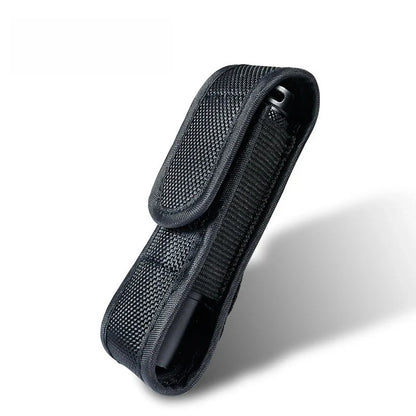 Molle Flashlight Holster - Nylon Tactical Torch Pouch Belt Holder for T305 T309 T410 Camping Outdoor EDC Tools