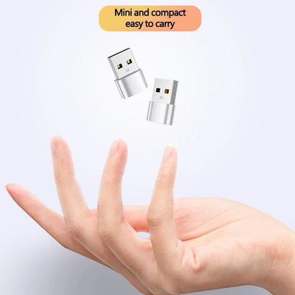 USB C 3.0 Adapter - Type C Male to USB 2.0 Female Converter for Mobile Phones, PC Laptops & Devices