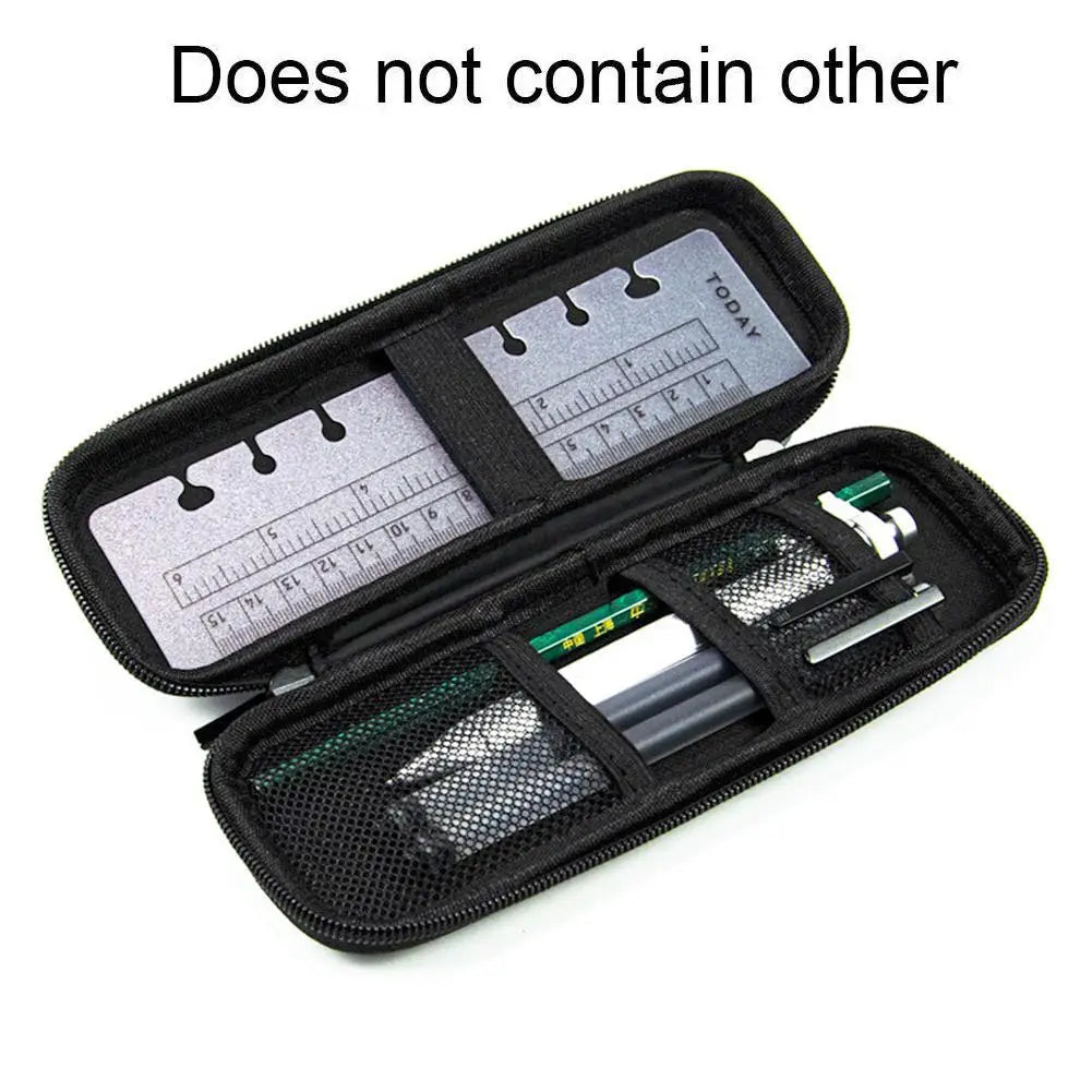 Black EVA Hard Shell Stylus Pen Case - Protective Carrying Storage Holder for Digital Pens, Ballpoint Pens & Stylus Accessories