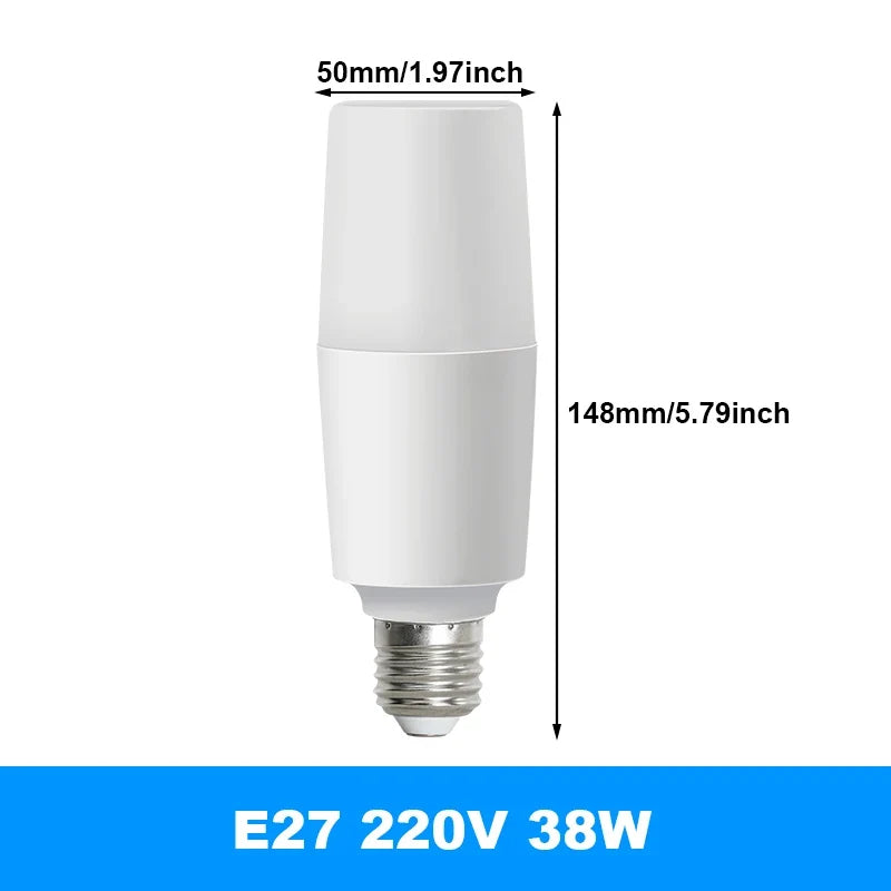 E27 LED Bulb - 9W 18W 28W 38W Energy-Saving AC 220V Home Spotlight Lamp