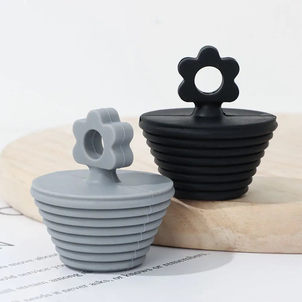 Universal Silicone Bathtub Plug Replacement - Anti-Clogging Drain Stopper for Showers, Sinks and Bathtubs