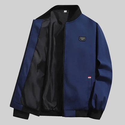 Men’s Lightweight Windbreaker Jacket - Spring Fall Windproof Casual Outdoor Coat with Zipper Pockets