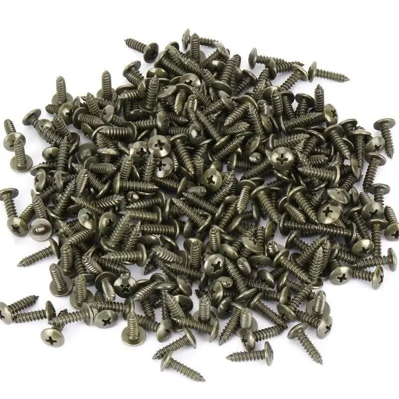 Car U-Type Metal Screw Clip Set - Anti-Rust Fastener Clips with Screws (10-100PCS)