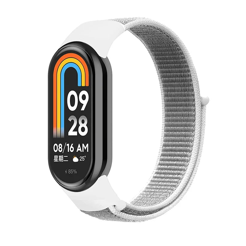 Sport Nylon Loop Strap for Xiaomi Mi Band 9 8 NFC – Replacement Wristband for Mi Band 7 6 5 4 3
