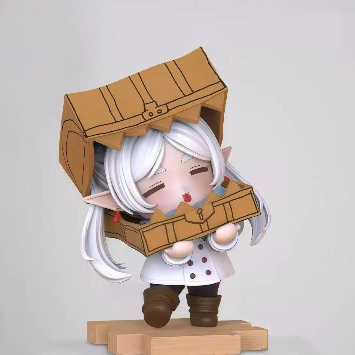 Frieren Q Version Figure - Cute Full-Color Anime Collectible Model for Fans and Display
