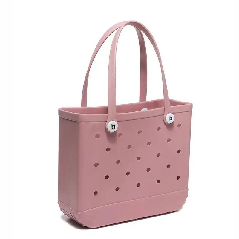 New EVA Beach Bag – Large Injection Molded Storage Handbag, Cross-Border European & American Style, Durable Storage Bag