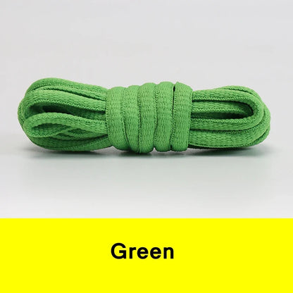 Oval & Semicircle Sneakers Shoe Laces – Classic Woven Round Shoelaces for Adult Unisex Casual & Sports Shoes