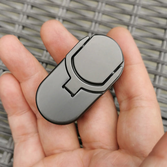 Target Push Fidget Slider Toy – Metal Finger Spin Coin EDC Haptic Decompression Toy for Adults & Stress Relief Gift