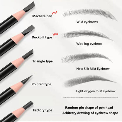 Waterproof Eyebrow Pencil – Long-Lasting Brow Enhancer for Professional Makeup, Brow Lift & Feathered Eyebrows