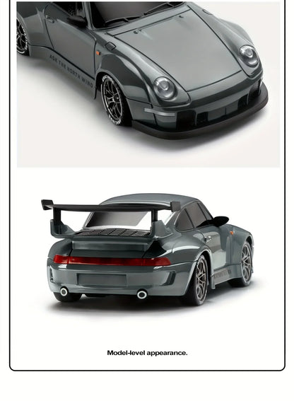 New 1:24 High-Speed RC Drift Car — 20KM/H 4WD Remote Control Racing Vehicle with Replaceable Tires, Competition Toy for Kids