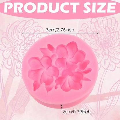 3D Flower & Butterfly Silicone Mold – Durable DIY Craft Tool for Home Decor, Clay, Soap, Candle Making, and Aromatherapy