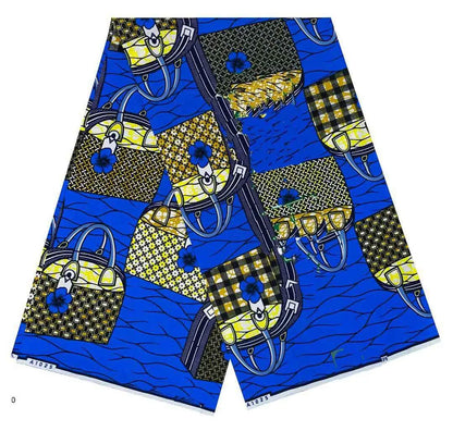 African Ankara Wax Print Fabric - 100% Cotton Batik Patchwork Sewing Material for Dresses & Crafts