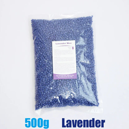 500g/200g/50g Hard Wax Beans – European Brazilian Pearl Wax for Hair Removal & Wax Warmer Machine