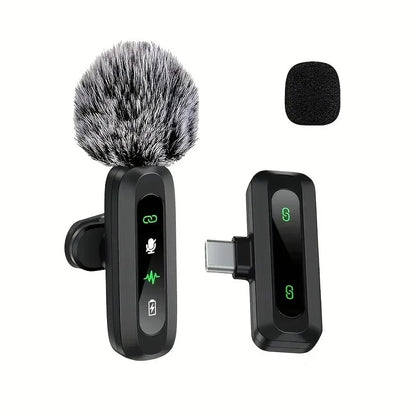 Xiaomi Wireless Lavalier Microphone – Portable Mini Mic for Audio, Video Recording & Livestreaming on iPhone & Android