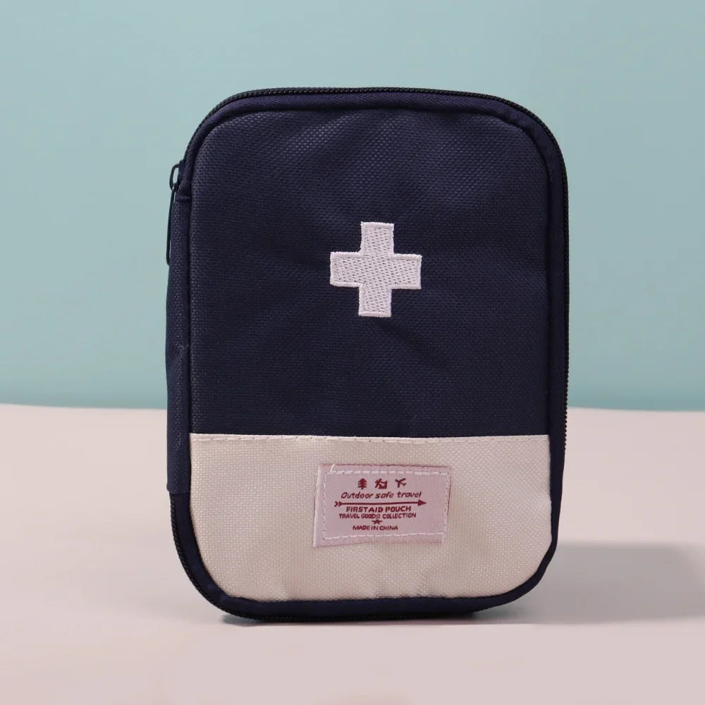 Portable Medicine Bag – Cute First Aid Kit Organizer, Medical Emergency Kits for Outdoor Travel & Household Pill Storage