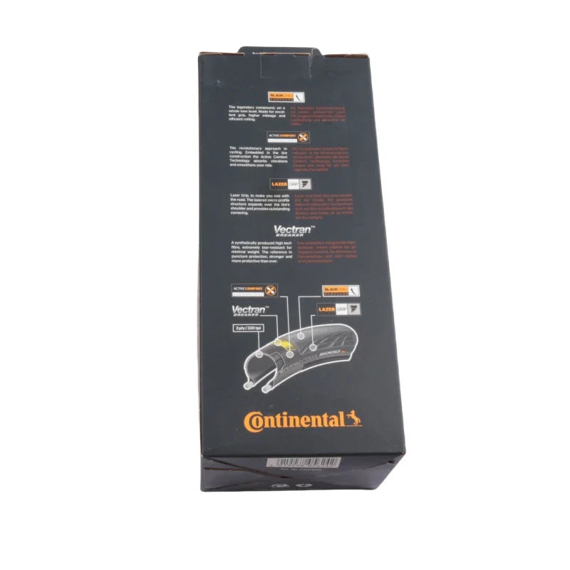 Continental Grand Prix 5000 Road Bike Tire – 700C, 700x25c, 700x23c, 700x28c, 700x32c Folding Black Tire
