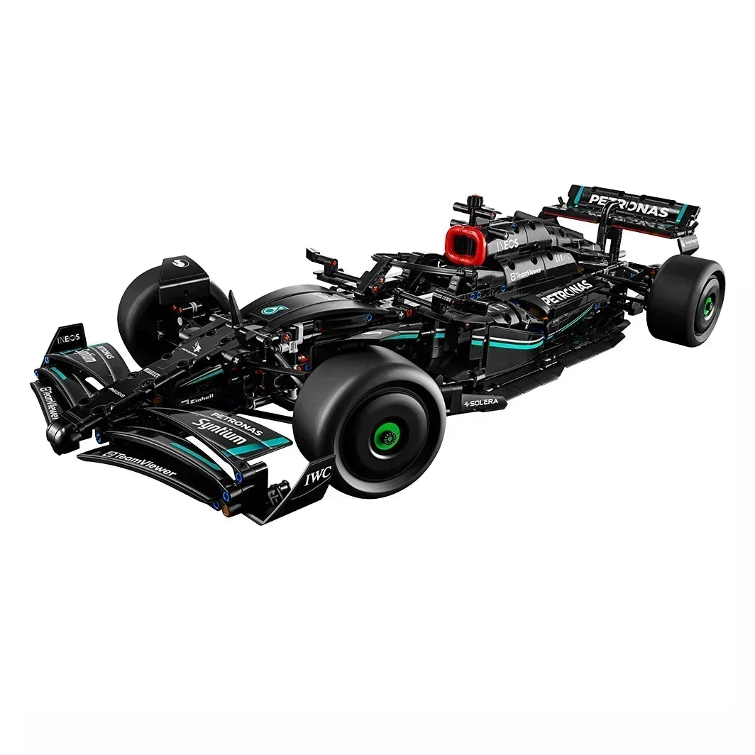 1642PCS F1 W14 E Performance Speed Car Building Blocks – Technical Vehicle Model, Compatible with 42171, DIY Toy Gift for Kids