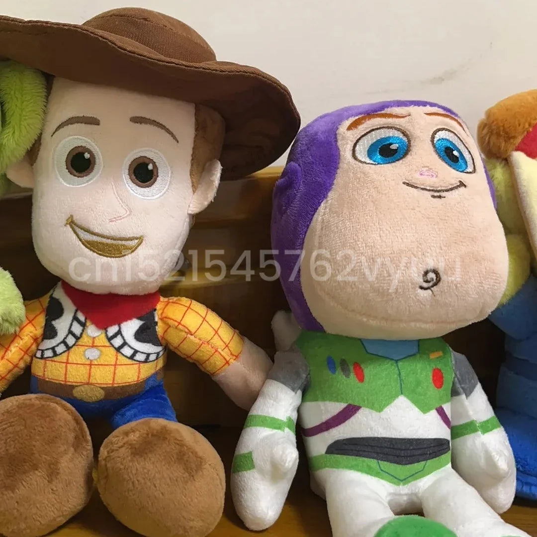 Woody Buzz Lightyear Plush Toy - 23cm Cute Cartoon Stuffed Doll Pendant for Kids Gift & Home Decor