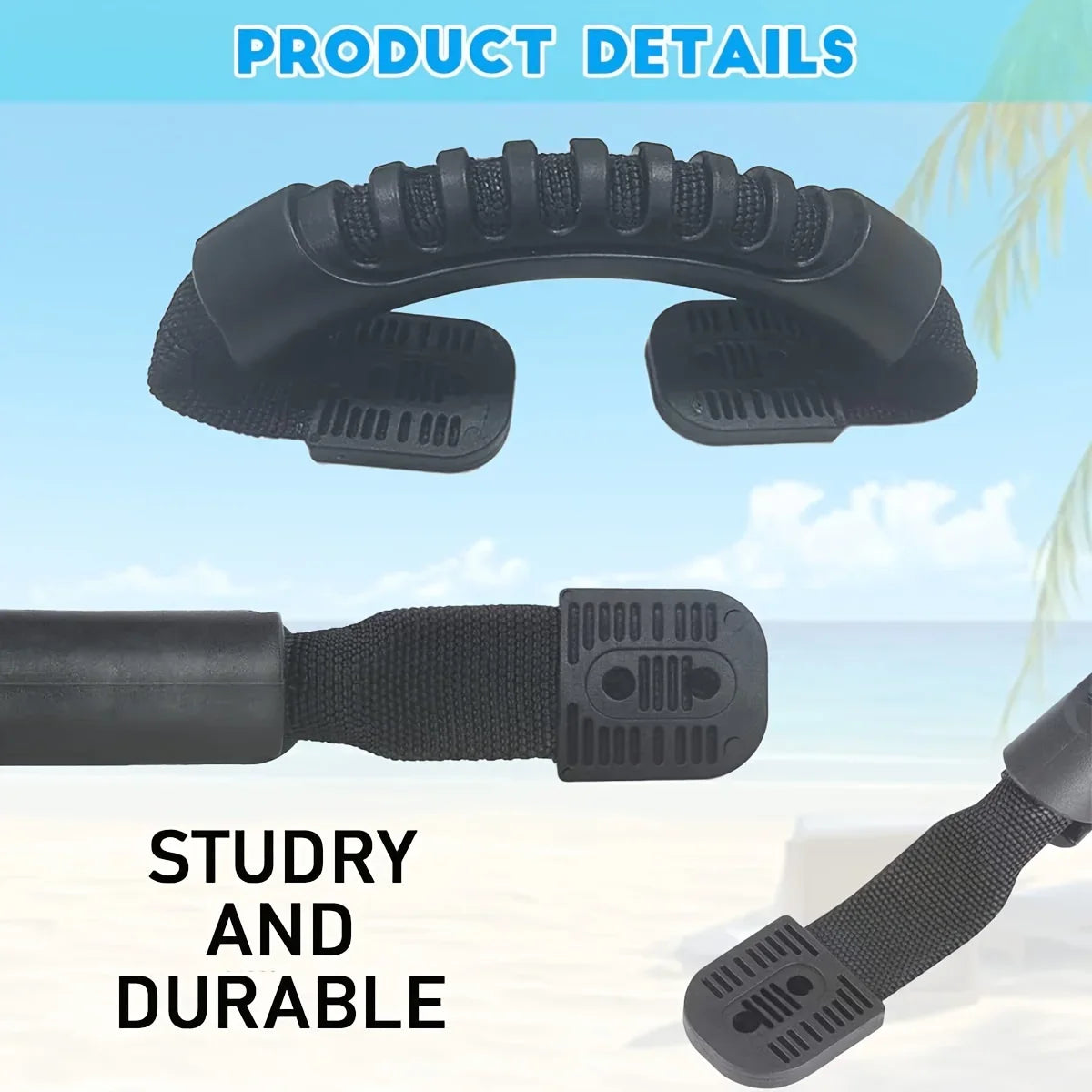 2-Piece Kayak Carrying Handle Set – Durable Hardware Accessories for Kayak Boat Handles