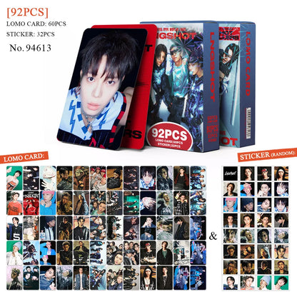LNGSHOT SHOT CALLERS LOMO Photo Card Set - 92 High-Definition Idol Collectible Fan Cards
