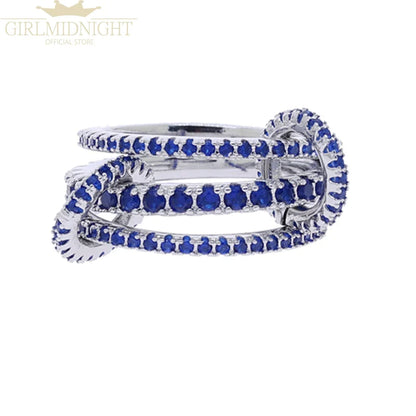 2026 Spinelli Stacking Rings - Iced Out 5A CZ Micro Pave Multi-Piece Engagement Finger Jewelry Set for Women