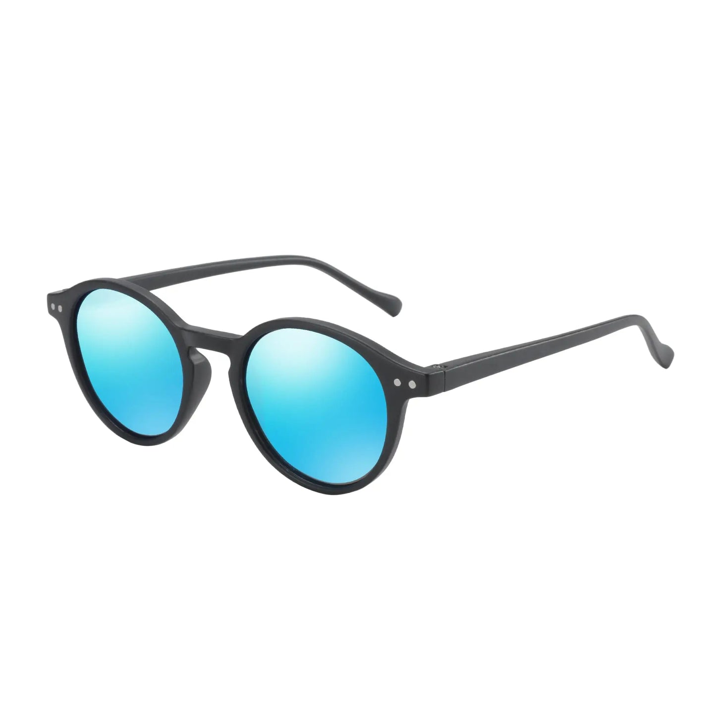 ZENOTTIC Retro Circular Polarized Sunglasses (S Size) – Vintage Small Round UV400 Goggles for Men & Women