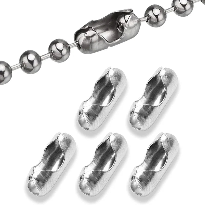 Roller Blind Chain Connectors - Stainless Steel Replacement Ball Chain Set (5/10PCS)