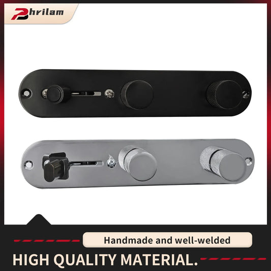 PHRILM Pre-Wired TL Control Plate - 3-Way Guitar Wiring Harness with Volume & Tone Knobs