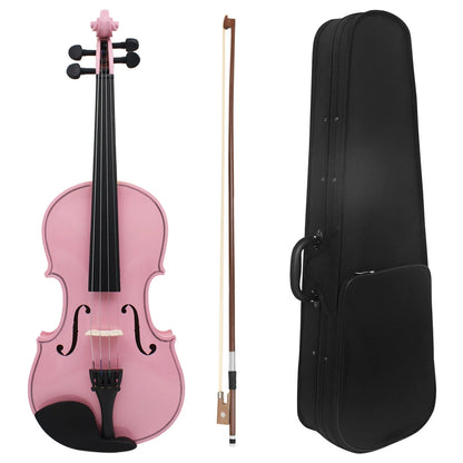 IRIN V-10 Acoustic Violin - Solid Wood Beginner Fiddle with Case, Bow & Accessories for Student Musicians